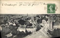 CPA Caen Panorama pris de l'Abbaye aux Dames 