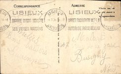 CPA Lisieux Ancien palais Episcopal le Cheminee 