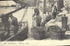 REPRO Peche Trouville Pecheurs 