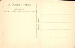 CPA Normandie Lisieux Vieilles Maisons de la Rue aux Feves 