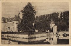 CPA Reuilly Chateau de la Ferte les fosses et le pont 