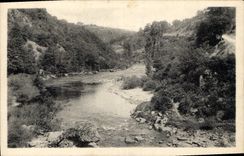 CPA Gargilesse Indre La Vallee de la Creuse vue du Pont Noir 