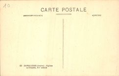 CPA Gargilesse Indre Eglise La Crypte 