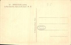 CPA Gargilesse Indre Le Noir Gouffre Bains de G Sand 