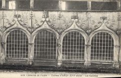 CPA Chateaux de l'Indre Chateau d'Argy Les Galeries 