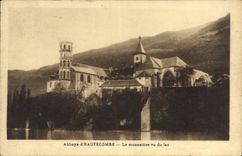 CPA Abbaye d'Hautecombe Le monastere vu du lac 
