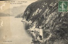 CPA Aix les Bains Lac du Bourget Tunnel du Colombier 
