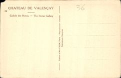 CPA Chateau de Valencay Galerie des Statues 