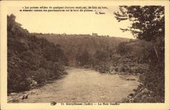 CPA Gargilesse Indre Le Noir Gouffre 