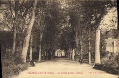 CPA Chateauroux Indre Le jardin public Entree 