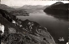 CPA Lac du Bourget Vue panoramique prise de la Chambotte 