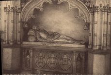 CPA Abbaye d'Hautecombe Cenotaphe de Sybille de Bauge 