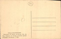 CPA Abbaye d'Hautecombe Cenotaphe de Sybille de Bauge 