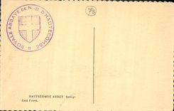 CPA Abbaye d'Hautecombe Le Monastere Vue prise du Lac 