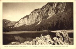 CPA Montriond Hte Savoie Le Lac et les Grandes Roches 