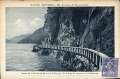 CPA Environs d'Aix les Bains Route de la Corniche du Lac du Bourget 