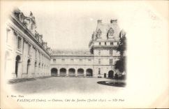 CPA Valencay Indre Chateau Cote des Jardins 