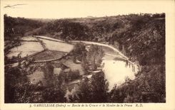 CPA Gargilesse Indre Boucle de la Creuse et le Moulin de la Prune 