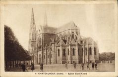 CPA Chateauroux Indre Eglise Saint Andre 