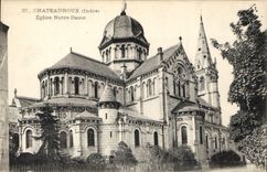 CPA Chateauroux Indre Eglise Notre Dame 