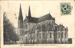 CPA Chateauroux Eglise Saint Andre vue laterale 