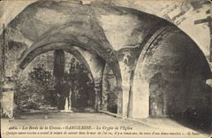 CPA Les Bords de la Creuse Gargilesse La Crypte de l'Eglise 