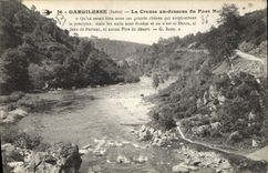 CPA Gargilesse Indre La Creuse au dessous du Pont 