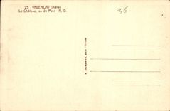 CPA Valencay Indre Le Chateau vu du Parc 