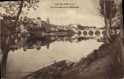 CPA Le Blanc Indre La Creuse et le Chateau 
