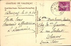 CPA Chateau de Valencay Grand Salon Empire 