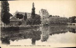 CPA Chateauroux Vue sur l'Indre et le Chateau Raoul 