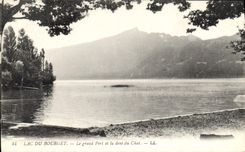 CPA Lac du Bourget Le grand Port et la dent du Chat 