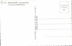 CPA Aix les Bains Vue generale Le Lac et le Mt Revard 