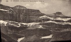 CPA Gavarnie Le Casque et la Tour de Marbore 