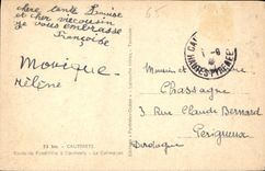 CPA Cauterets Route de Pierrefitte a Cauterets Le Colimacon 