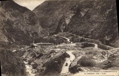 CPA Route de Cauterets a Pierrefitte Le Limacon 