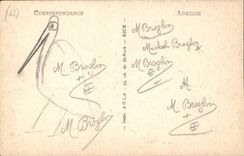 CPA Cauterets Cascade de Lutour 