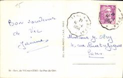 CPA Env de Vic sur Cere Le Pas de Cere 