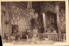 CPA Palais de Fontainebleau Chambre a coucher de Marie Antoinette 