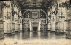 CPA Palais de Fontainebleau Galerie Henri II ou Salle de Bal 