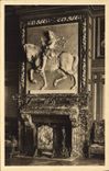 CPA Palais de Fontainebleau Statue equestre de Henri IV 