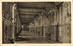 CPA Palais de Fontainebleau Galerie Francois 