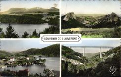 CPA Souvenir de l'Auvergne 