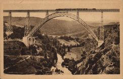 CPA Garabit Cantal Viaduc et Vallee de la Truyere 