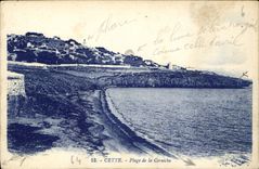 CPA Cette Plage de la Corniche 