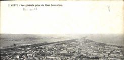 CPA Cette Vue generale prise du Mont Saint Clair 