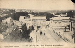 CPA Montpellier Arc Palais de Justice et Jardins du Peyrou 