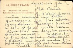 CPA Montpellier Herault La Faculte de Medecine et la Cathedrale St Pierre