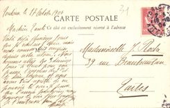 CPA Toulouse Porte Interieure de l'Hotel d'Assezat 