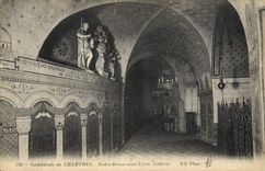 CPA Cathedrale de Chartres Notre Dame sous Terre Galerie 